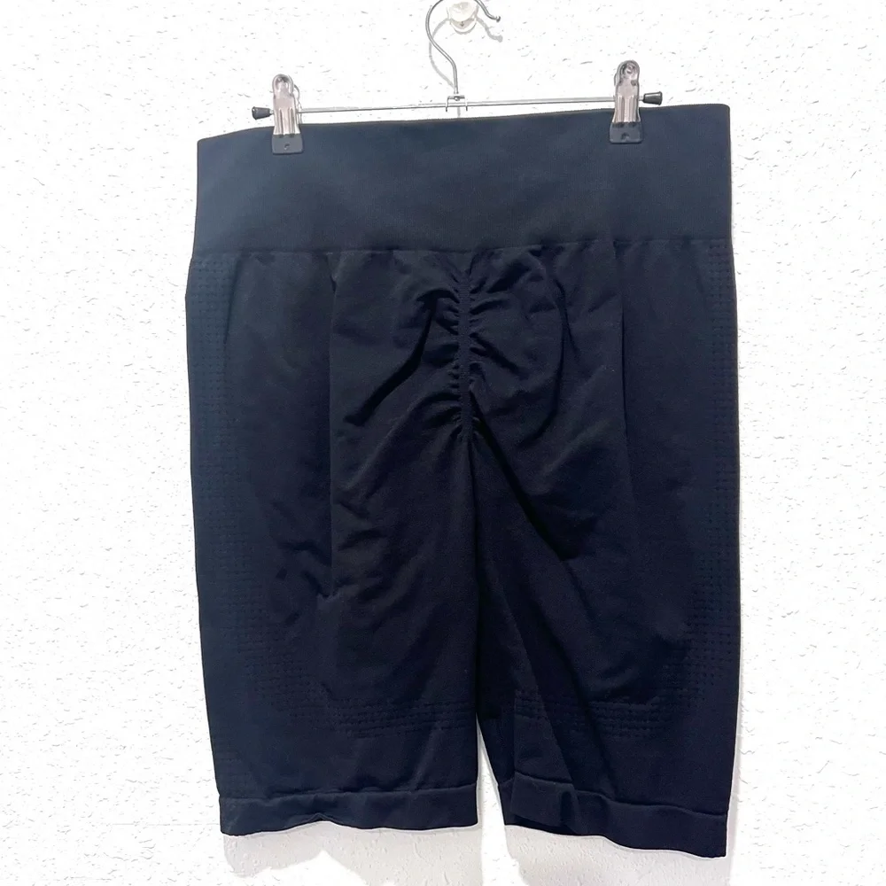 Black Women's Hosiery bikers Shorts 2XL
